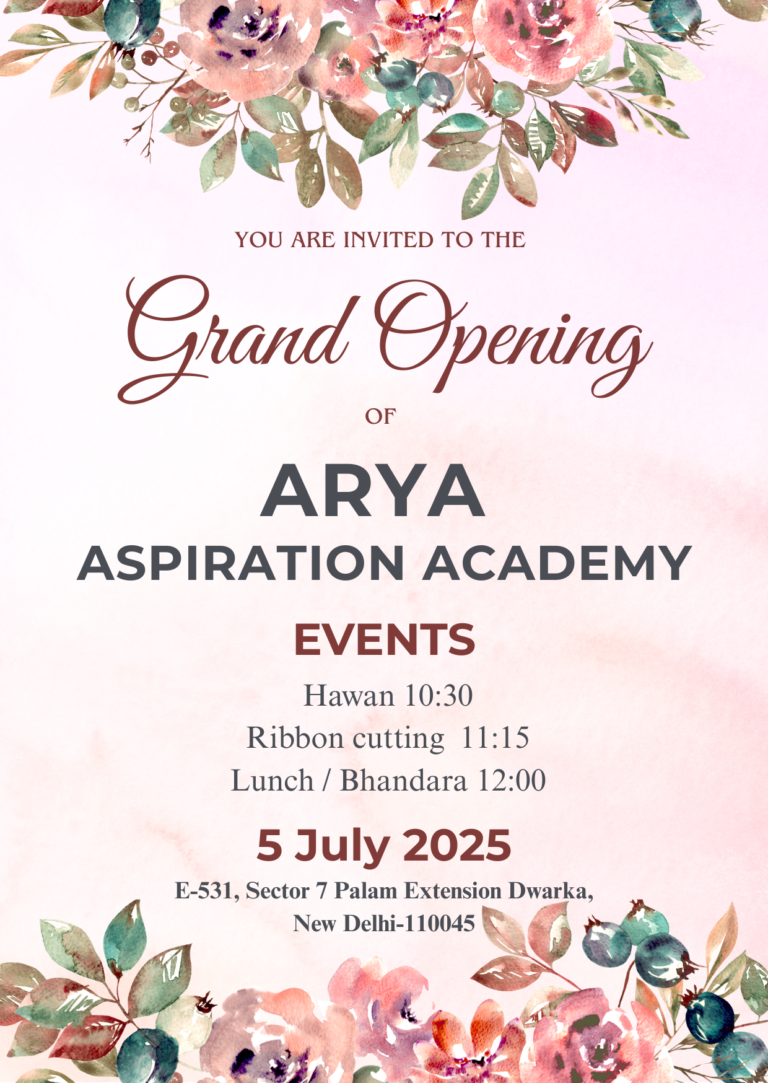 pink and green watercolor grand opening invitation